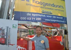 Maarten de Heer van Hoogendoorn specialist in New Holland Landbouwmechanisatie.